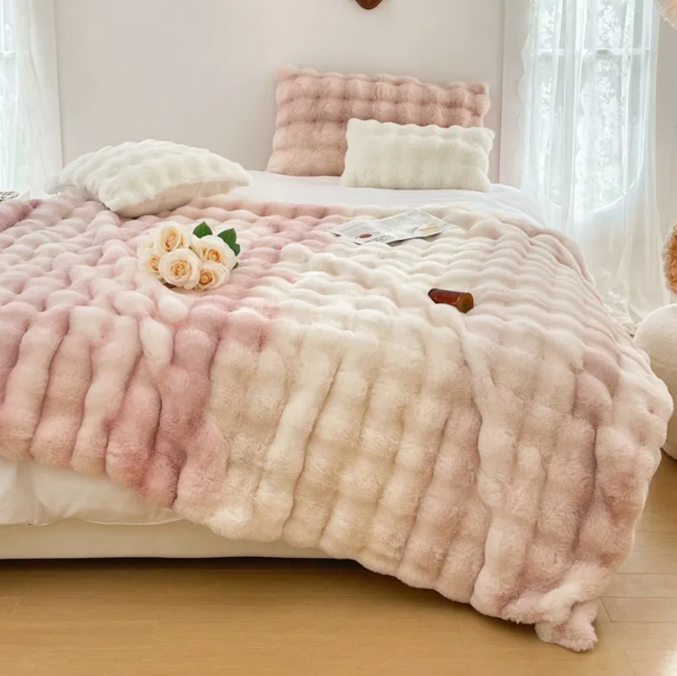 Rabbit Fur Blanket