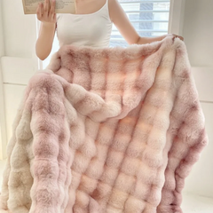 Rabbit Fur Blanket