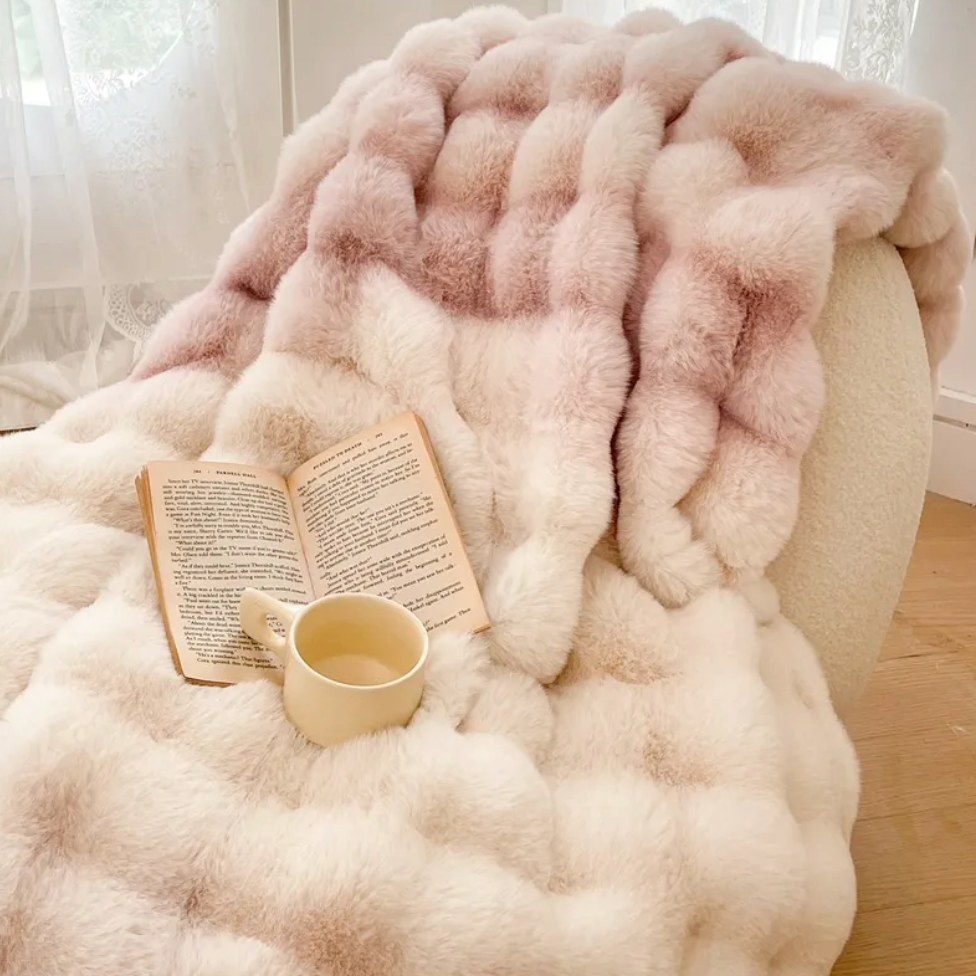 Rabbit Fur Blanket